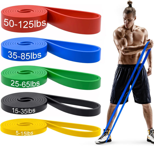 Get Fit with Our Resistance Bands Set! Perfect for Pull-ups, Workouts, Stretching, and Muscle Training for Everyone! 💪🎉 #FitnessJourney #ResistanceBands
