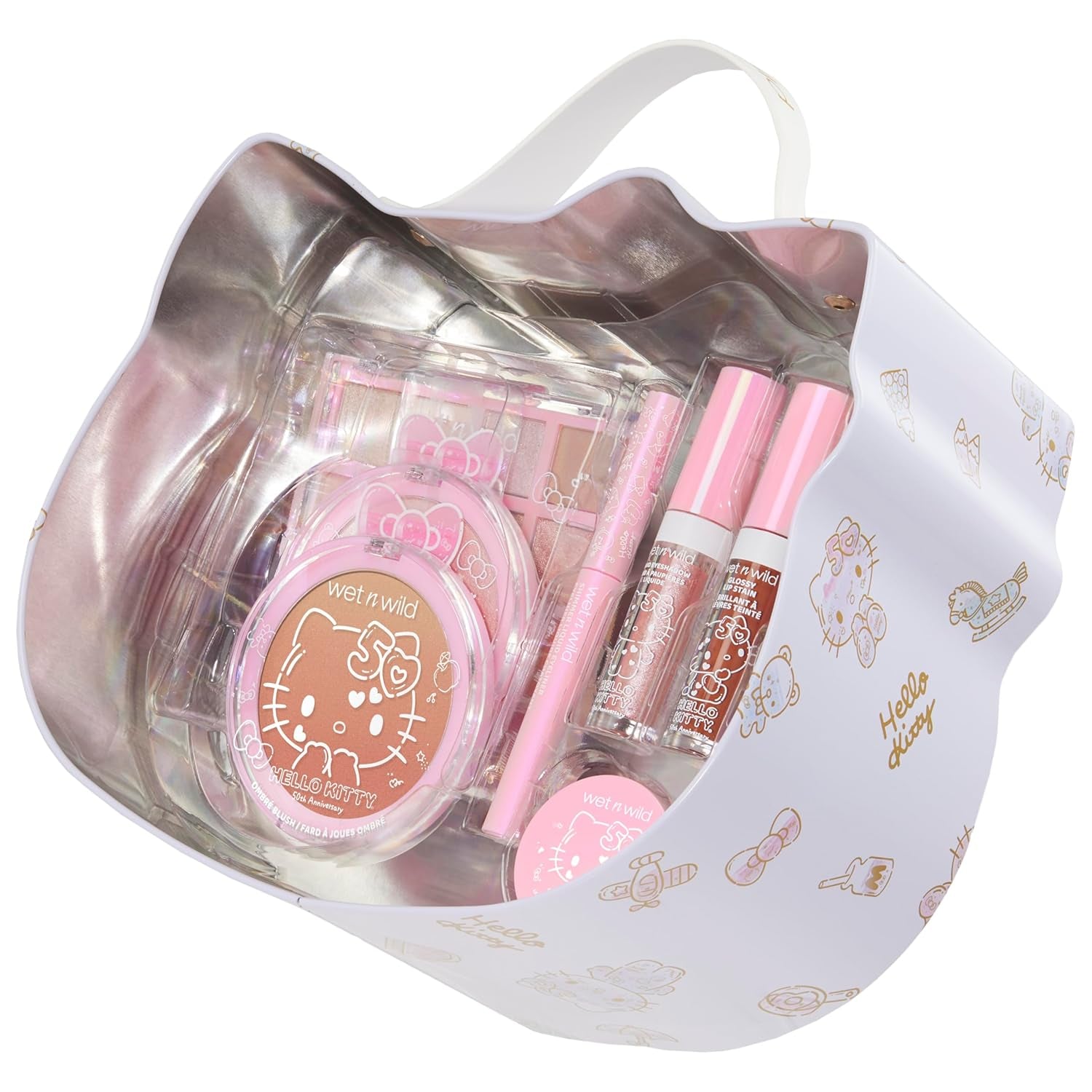 Celebrate with Hello Kitty: Exclusive 13-Piece Makeup Set in a Limited-Edition Keepsake Box for Versatile, Stunning Looks