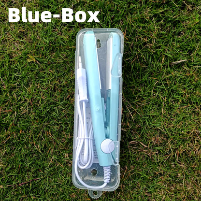 New Curling Iron Mini Hair Straightener Iron Ceramic Straightening Styling Tools Hair Curler Flat Iron Beard Straightener