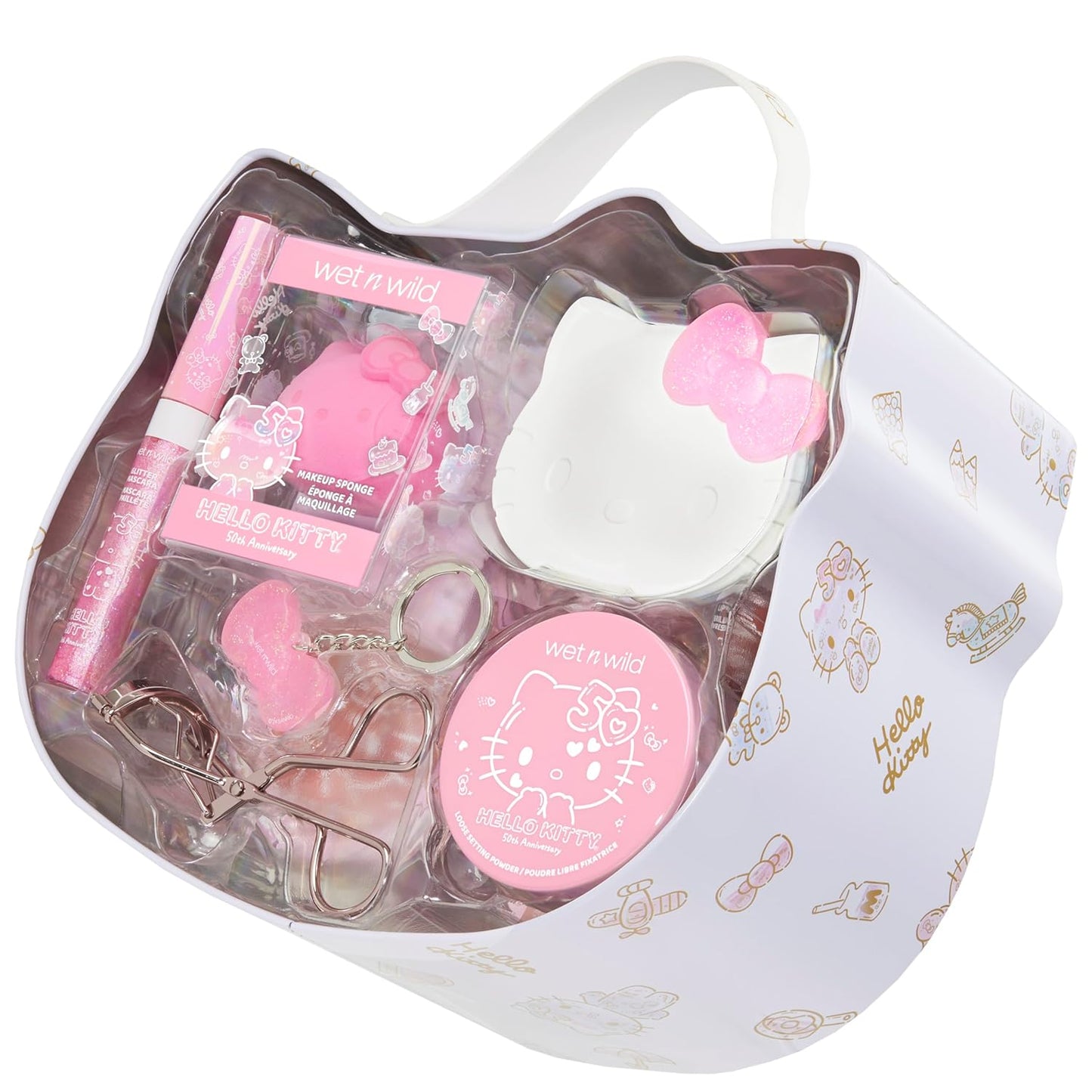 Celebrate with Hello Kitty: Exclusive 13-Piece Makeup Set in a Limited-Edition Keepsake Box for Versatile, Stunning Looks