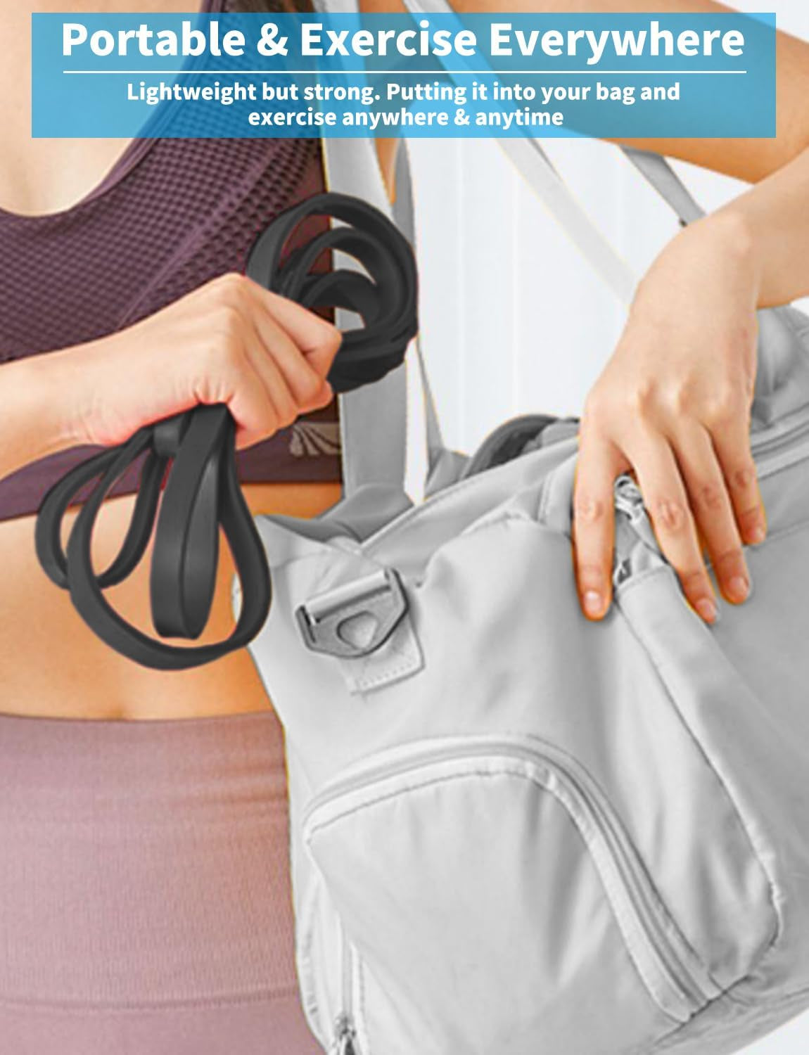 Get Fit with Our Resistance Bands Set! Perfect for Pull-ups, Workouts, Stretching, and Muscle Training for Everyone! 💪🎉 #FitnessJourney #ResistanceBands